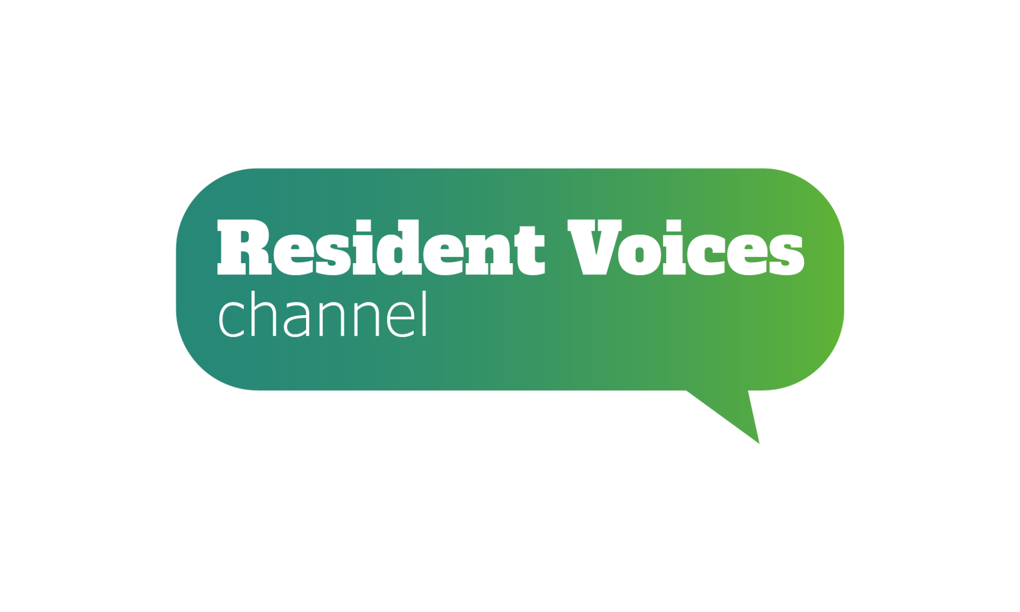 The Resident Voices Channel logo.