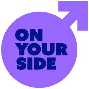 The Salford Manbassadors 'On your side' emblem.